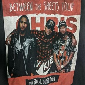 Between The Sheets tour 2015 Chris Brown T-Shirt